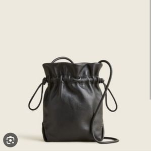 Jcrew Lisbon Drawstring Leather Bag
